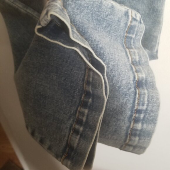 NWT Ed Hardy Hearts Women's Flare Y2K Hippie Jeans Sz 24 - Picture 7 of 8